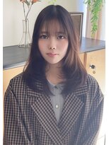 ココロヘアー 住吉店(Cocolo hair)&nbsp;グロスブラウンカラー×レイヤーカット×PRトリートメント
