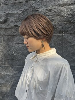 ボゥギャルソン(Beau Garcon)の写真/【大濠公園から徒歩4分】首元まで綺麗に見せる再現性を考えた大人ショート#大濠公園#唐人町#大手門