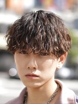 フィフス 大分(fifth)&nbsp;大分ツイストスパイラルパーマメンズカットラウンドマッシュ緩め