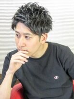 バサラ(basara) メンズショート!王道マッシュツーブロックツイストパーマ