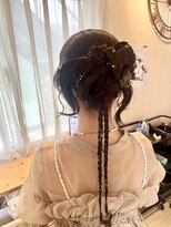 フリックヘアサロン 梅田茶屋町2号店(FLICK HAIR SALON) およばれヘアセット