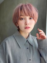 ソヨン 岡崎店(SOYON)&nbsp;ホワイトピンク丸みショート