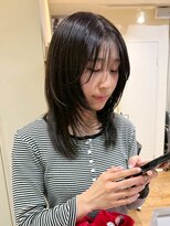 ナック 茶屋町(knack chayamachi) 暗髪レイヤーミディ【阪急梅田】