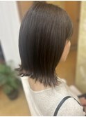 外ハネミディアムボブ