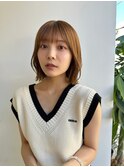 Say.外ハネボブくびれボブスモーキーカラー前髪20代30代40代50代