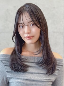 オーブ ヘアー ミミ 広島庚午店(AUBE HAIR mimi) 20代・30代_髪質改善_顔回り_レイヤーカット