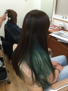 シード(Syead) インナーカラー×スモークグリーン【八王子】【府中】【日野】