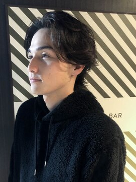バーバーバー 都賀(BARBER-BAR) 大人のミディアムスタイル