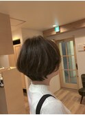 【Terrace】ショート×寒色系ベージュ
