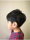 男の子KIDSヘア　２ブロックショート