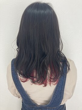 シエル 立川店(CIEL) 【CIEL 佐藤】インナーカラー　ワインレッド