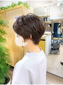 【30代40代】横顔美人な絶壁解消ショートパーマ「永田カズヤ」