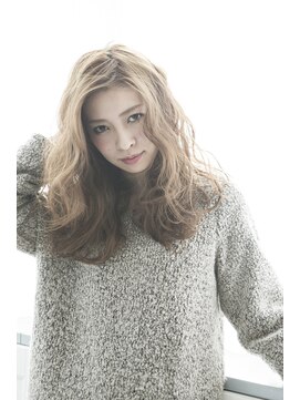 ミエル ヘア 新宿(miel hair) 〈mielhair新宿〉艶ヘア　ロングウェーブ