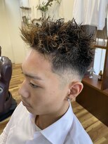 スウェル 船橋店(Swell)&nbsp;メンズツイストパーマスパイラルパーマフェード[船橋]