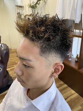 スウェル 船橋店(Swell) メンズツイストパーマスパイラルパーマフェード[船橋]