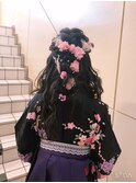 ハーフアップ