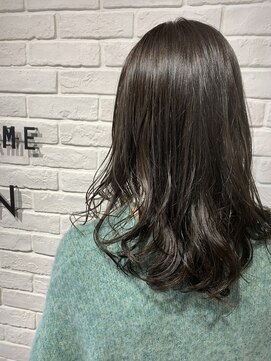 ヘア スパ ビューティー エールフォルム(HAIR SPA BEAUTY YELLFORME) 透明感グレージュ×ゆるふわコテ巻きスタイル