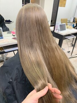 アジールヘア 所沢プロペ通り店(agir hair) ミルクティーベージュ