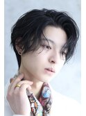 耳掛けニュアンスパーマ【ルーズスパイラル】センターパート