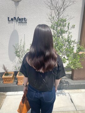 ルヴェール(Le Vert) コテで巻ける◎ 美髪縮毛矯正ストレートヘア