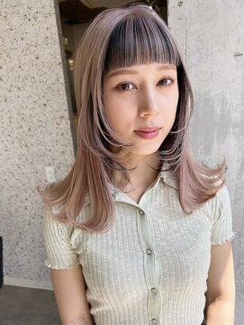 ラニヘアサロン(lani hair salon) フェイスフレーミング/ミルクティー/インナーカラー/ベージュ
