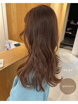 トリート 西船橋店(TREAT)&nbsp;ワンカールレイヤー×韓国風ウェーブ×ココアブラウン