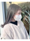 inner lavender × mini bang