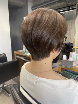 シェル 吉祥寺(shell) グレージュカラー/ボブウルフ/黒髪/ココアベージュ