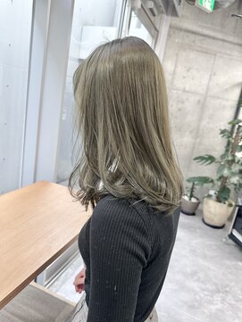 レーベン(LEBEN) 【ブリーチなしダブルカラー】オリーブグレージュ★