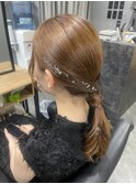 結婚式お呼ばれに☆タイトローポニー