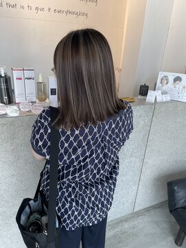 キング 高槻(K!ng) 縮毛矯正髪質改善ハイライトレイヤーカット高槻美容室エクステ