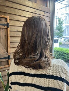 エコルアヘアー 西口(ecolua hair) ハイライトカラー