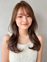 キリ 表参道(kyli) #小顔くびれヘアアプリコットオレンジハイライトカラー