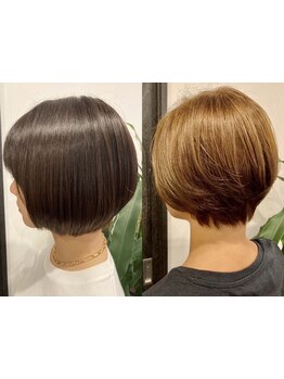 大人女性のショートカットはお任せ！サロン帰りだけではなく、持続する美しいスタイルをご実感ください！