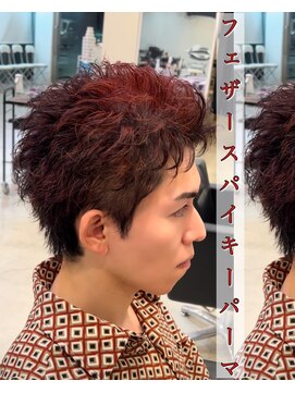 レジット メンズ ヘアサロン(LEGIT MEN's HAIR SALON) フェザースパイキーパーマ
