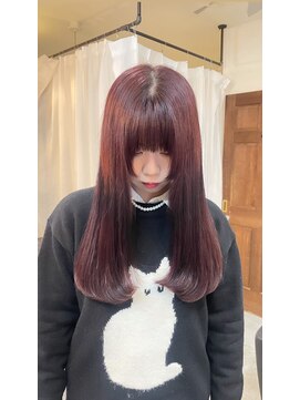 スイート ヘアデザイン(Suite HAIR DESIGN) 【顔周りカットSayaka】ラベンダーピンク/レイヤー
