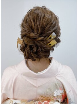 ベルグロー 北新地上通り店(BELLEGROW) 着物に合うアップスタイル