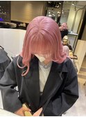14159ブリーチ＆ダブルカラーハイトーンラベンダーピンク
