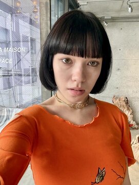 スクリーンギンザメゾン 銀座(SCREEN GINZA MAISON.) 黒髪カタログ/クラゲヘアー/オリーブグレー/銀座