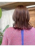 レイヤー×伸ばしかけセミロング