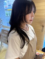 オーガニックエコ 川越(organic+eco)&nbsp;韓国風レイヤー/イルミナカラー/暗髪グレージュ