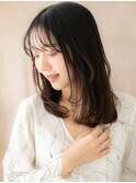 □前下がりワンカール姫カットレイヤーロング416浦和30代40代