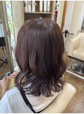 ピンクブラウンカラー