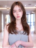 20代30代大人かわい/レイヤーカット/前髪/小顔