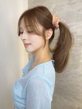 ロンドアヴァントゥス 池袋(Lond aventus) オリーブグレー/ボブ/顔周り/小顔/レイヤー/髪質改善/縮毛矯正
