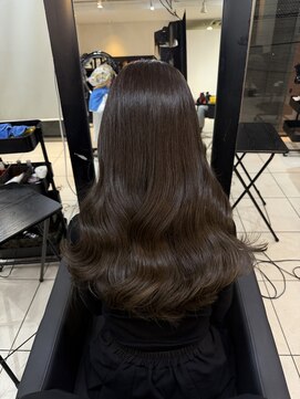 アクアオモテサンドウ(ACQUA omotesando) ☆チャコールグレーココアブラウンゆるふわミディアムショコラ