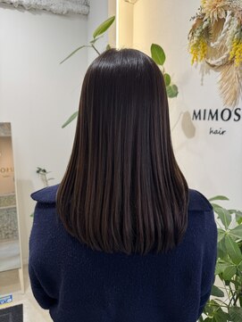 透明感つやブラウン