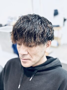 大人パーマ×ソフトツイストスパイラル