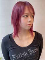 クラウド ナイン(Cloud 9) 【ケアブリーチ使用】ワインレッドカラー