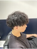【セット簡単】刈り上げツイスパマッシュ　銀座　理容室